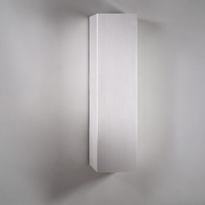 Hängesäule H160 mit 1 Wendetür in Esche weiß