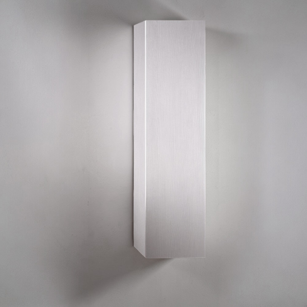 Suspended column H160 with 1 reversible door White Ash