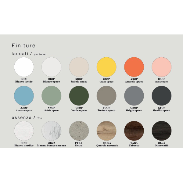 Meuble de salle de bain suspendu 120 cm ZORA Matt Tortora avec plan et vasque sur pied