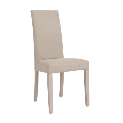 Sedia moderna denver in tessuto Beige imbottita – set 2 