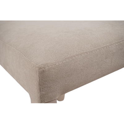 Sedia moderna denver in tessuto Beige imbottita – set 2 