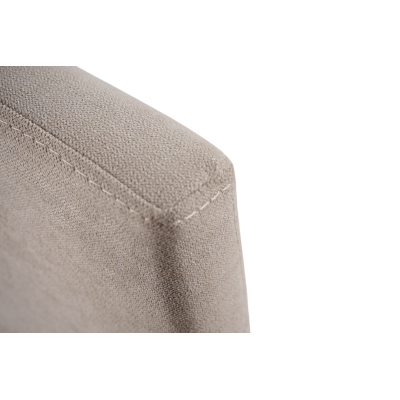 Sedia moderna denver in tessuto Beige imbottita – set 2 