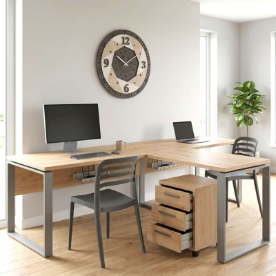 Desk in real OFFICE GLASSY 120X70X75