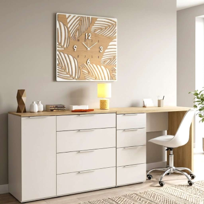 Desk in real OFFICE GLASSY 120X70X75