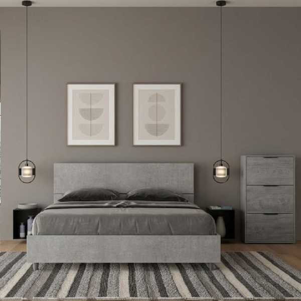 Zapatero Olant 65x106h cm de madera 3 Puertas Cemento
