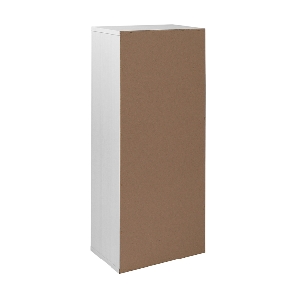 Mobile in legno per raccolta differenziata a 3 vani 40x101h cm BIANCO 