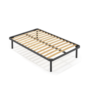 Slatted Bed Base 120x190 cm Removable Legs Built-in or Drop-in