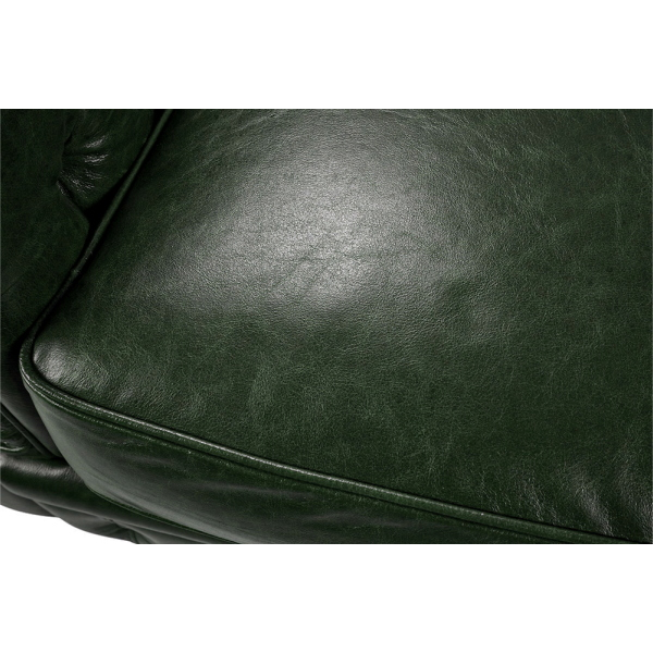 Divano 2 Posti Royal Chesterfield L175 cm in Pelle Vintage - Verde