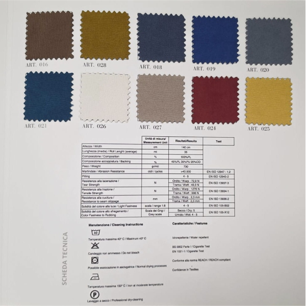 Divano 2 posti con Penisola 230x155 cm Sokol tessuto Blu antimacchia