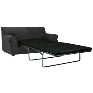 Canapé-lit 3 places VERONA 200 cm tissu déhoussable Gris