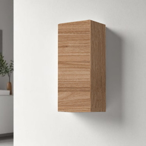 Mueble alto suspendido 30x22 con puerta reversible Noce