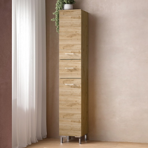 Colonna singola a terra GAIA 2 ante DX 1 cassetto H195 Rovere