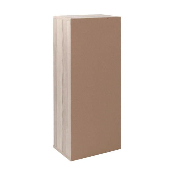 Mobile in legno per raccolta differenziata a 3 vani 40x101h cm Olmo Perla