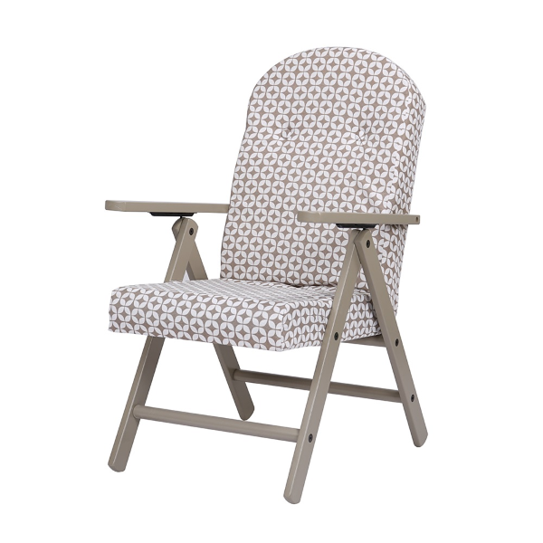 Fauteuil relax Amalfi - Boue Bois laqué