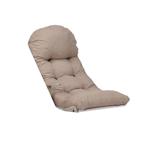 Gepolstertes Kissen für Sessel oder Liegestuhl aus luxuriösem  Seil-Polycotton-Stoff - 005047