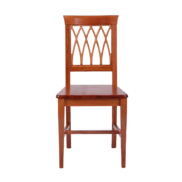 Küchenstühle aus Kirschholz mit massiver Sitzfläche, 2 Stück – TRECCIA