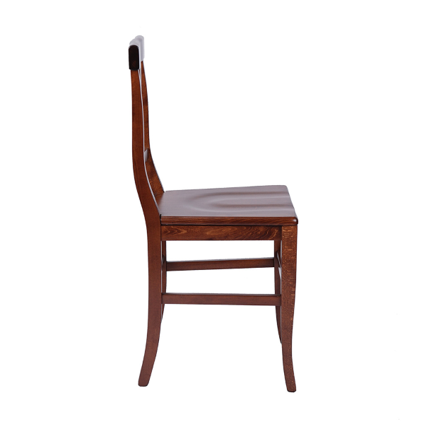 LAURA Küchenstuhl aus Holz mit massiver Sitzfläche 2er SET