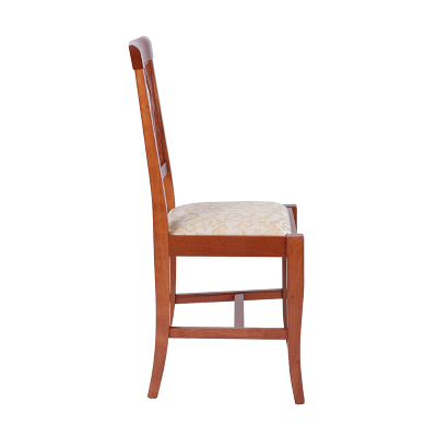 Chaises de cuisine en cerisier avec assise rembourrée 2 pièces - TRECCIA