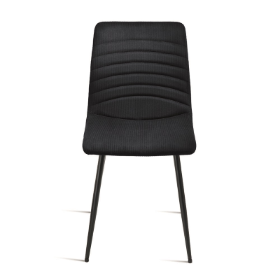 Silla acolchada en tejido Cannetto Azul Noche CANNETO 2 sillas