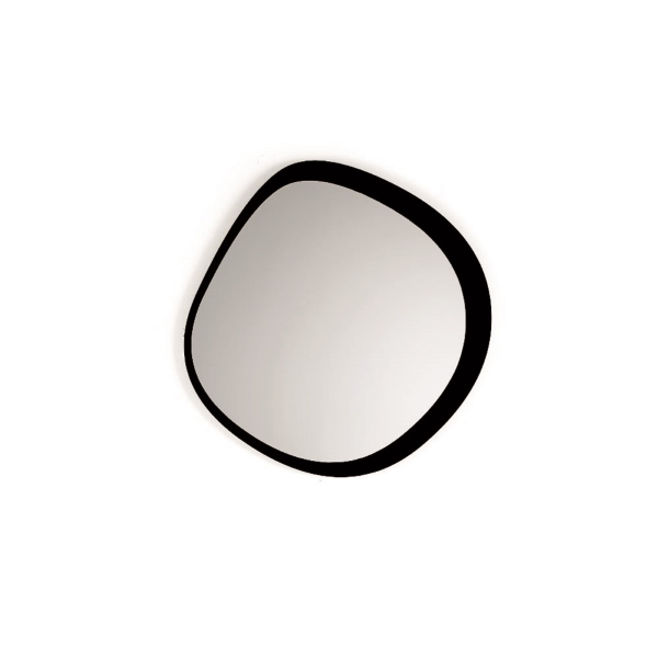 Miroir de forme 88x90 cm FILL avec cadre Noir