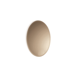 Oval wall mirror with perimeter bevel NORA Bronze