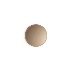 Round wall mirror with perimeter bevel NORA Bronze