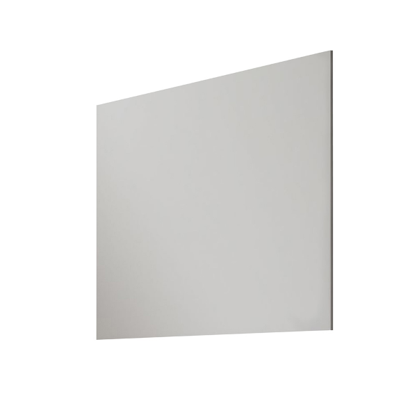 Specchio quadrato con bordo sottile a filo muro 70x70x2 cm