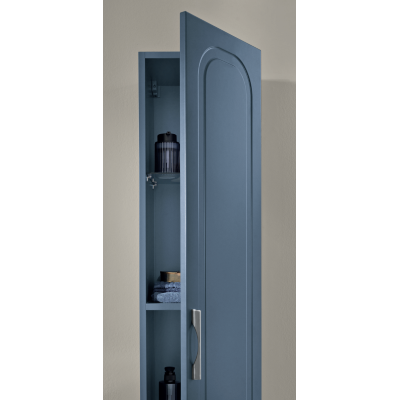 CASPIO columna de baño moderna reversible con 1 puerta AZUL