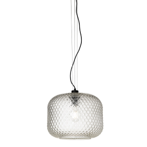 Lampada sospensione vetro soffiato Trasparente - BRANDY D40 cm