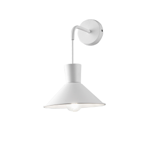 ELIO wall lamp in WHITE painted metal