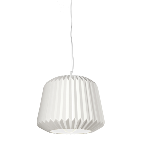 PLUMCAKE hanging lamp in WHITE ceramic