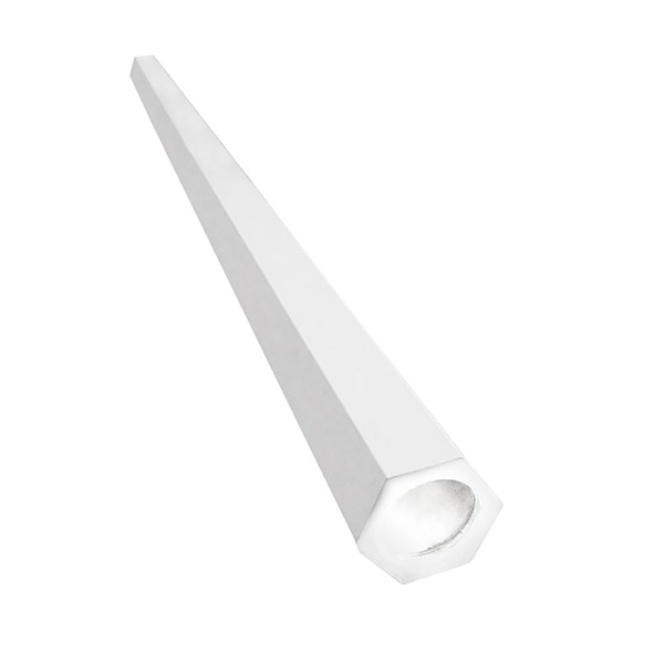 Lampada a sospensione EXAGON a LED D3,5 cm in metallo verniciato BIANCO
