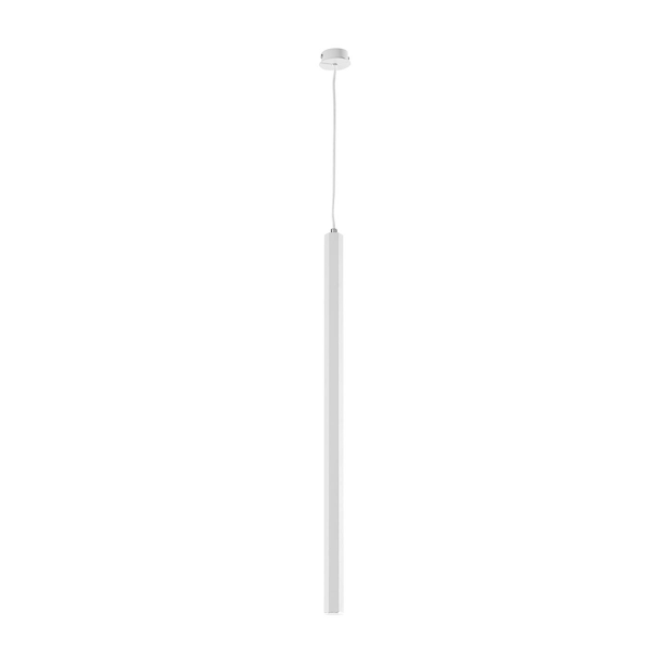 Lampada a sospensione EXAGON a LED D3,5 cm in metallo verniciato BIANCO