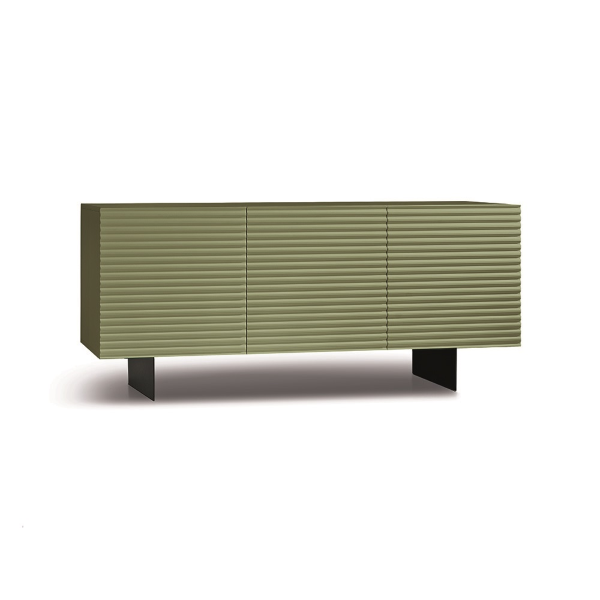 Madia mobile 3 ante scocca in nobilitato ARISA Verde con 2 piedini