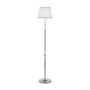 LIVIA floor lamp in glass and Milk White crystal