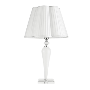 Lámpara de mesa DEBUSSY luces de vidrio hecho a mano,blanco satinado GRANDE
