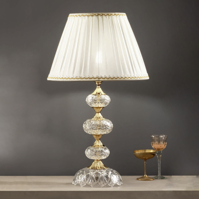 Lámpara de mesa DALLAS a vela  ORO 40x72 cm