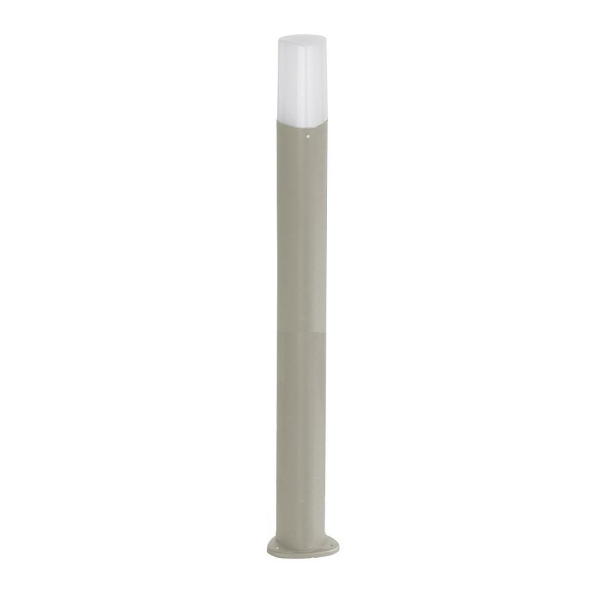 Outdoor POU pole in SILVER aluminum H83 cm
