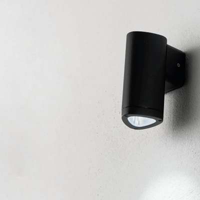 Applique RAV per esterni in alluminio verniciato NERO Piccolo