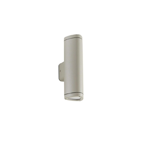 RAV outdoor wall light in Silver Large painted aluminium