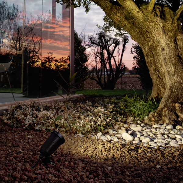 Projecteur extérieur GOA spot lamp en ABS et polycarbonate 8x28 cm