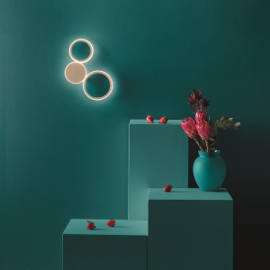 POIS wall lamp in painted metal GOLD