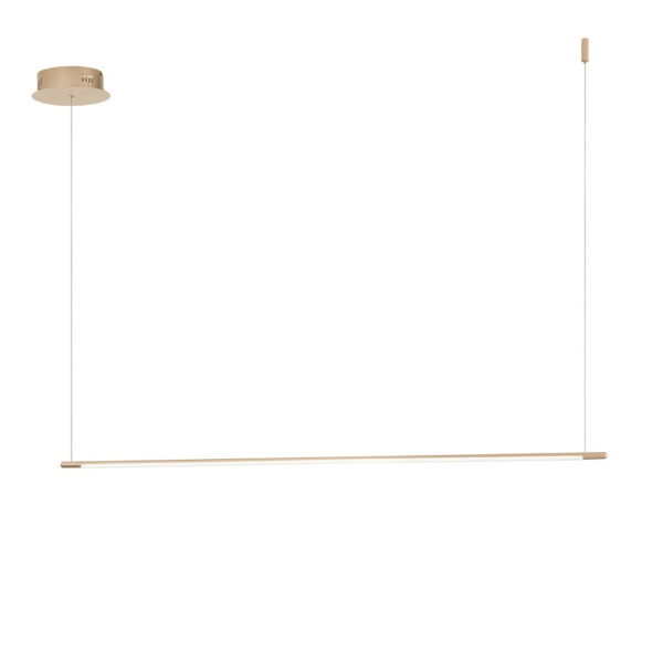 Lampada a sospensione Led in metallo verniciato Oro - GENIUS 120