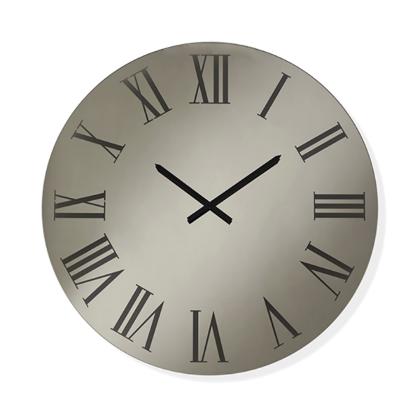 Orologio rotondo in cristallo Bronzo D80 cm - RONALD