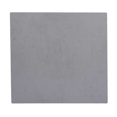 Outdoor-Stehtisch 80x80 cm mit weißem Untergestell und HPL-Zementplatte H 74