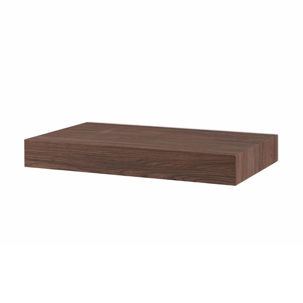 100 cm suspended shelf for bathroom sink in Teak wood - COSTA