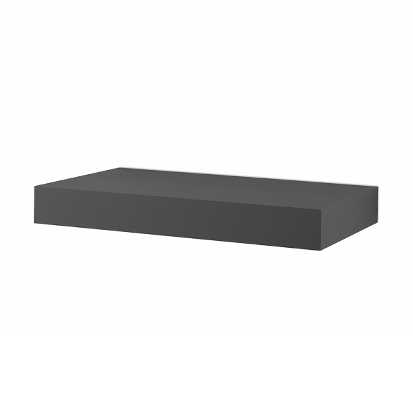 100 cm suspended shelf for bathroom sink in Graphite wood - COSTA