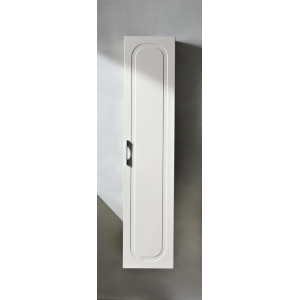 CASPIO moderne umkehrbare Badezimmersäule mit 1 Tür MATTWEISS