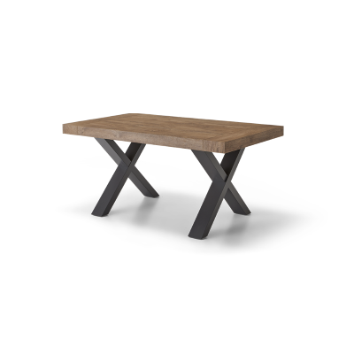 PARIDE TEAK Extendable table to 260 cm with wood effect laminate structure teak
