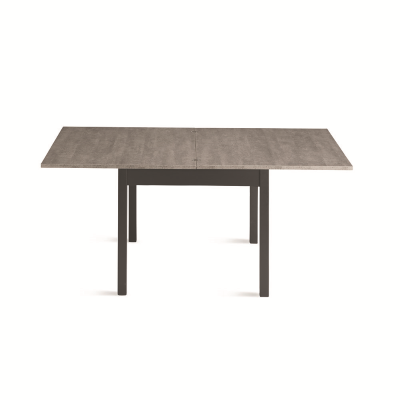 Wooden kitchen folding table from 90 cm to 180 cm concrete - UGO